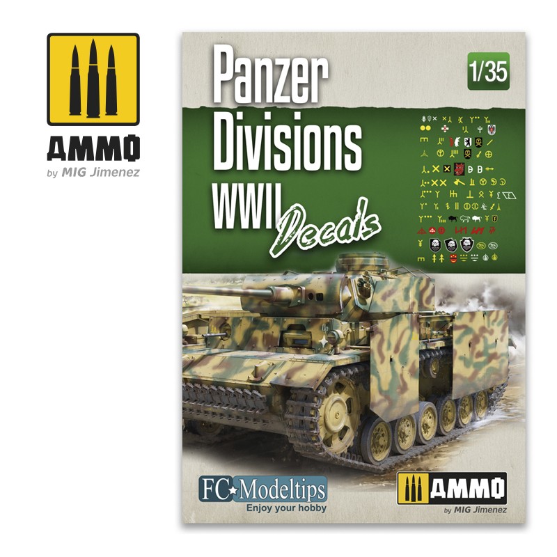 Ammo Mig Jimenez PANZER DIVISIONS WWII. DECALS