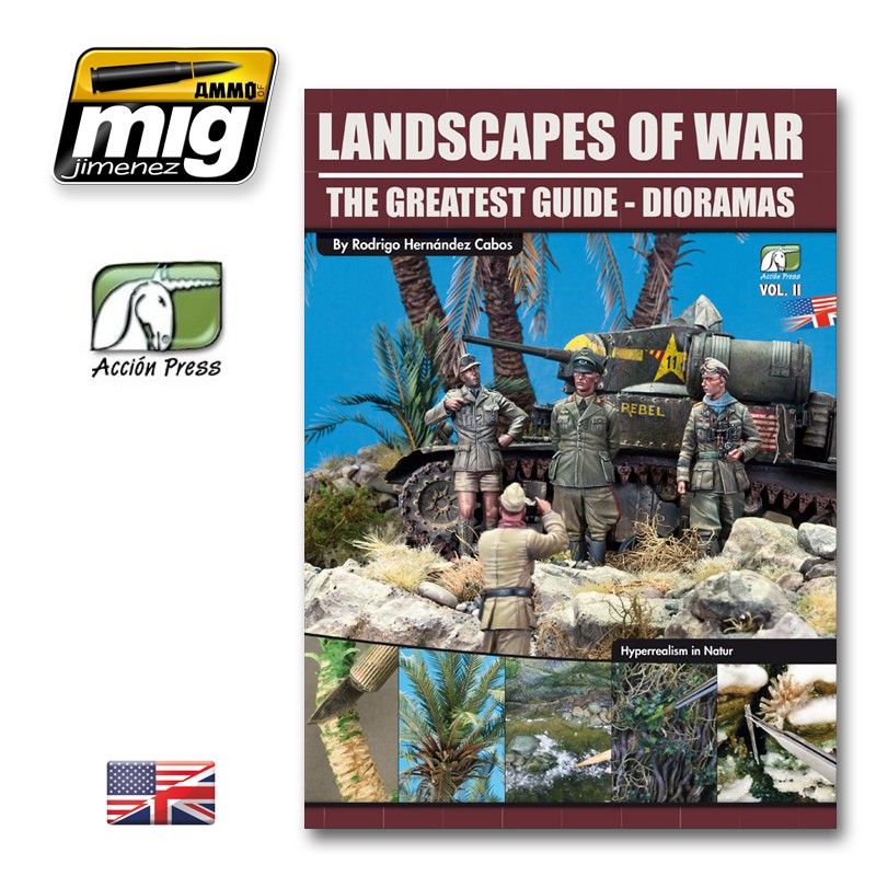 Ammo Mig Jimenez Landscapes of War: The Greatest Guide - Dioramas vol. 2