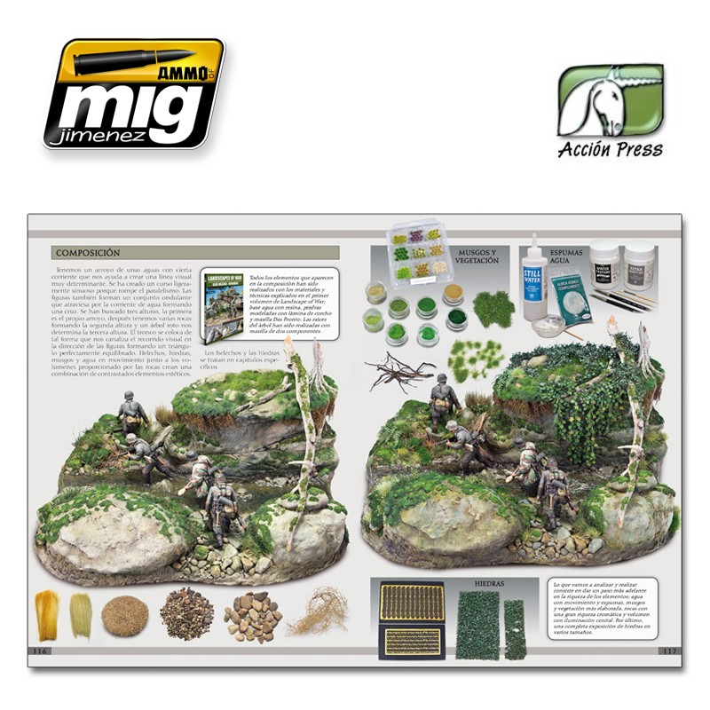 Ammo Mig Jimenez Landscapes of War: The Greatest Guide - Dioramas vol. 2