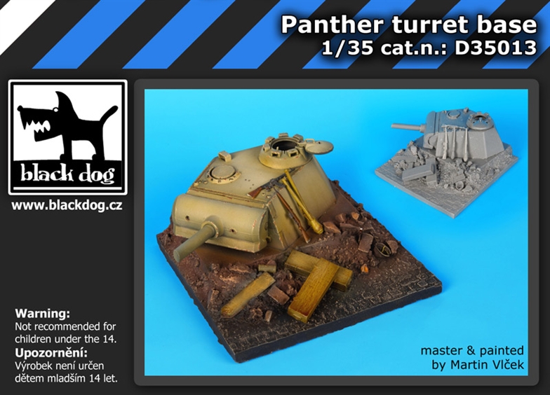 Black Dog Panther Turret Base