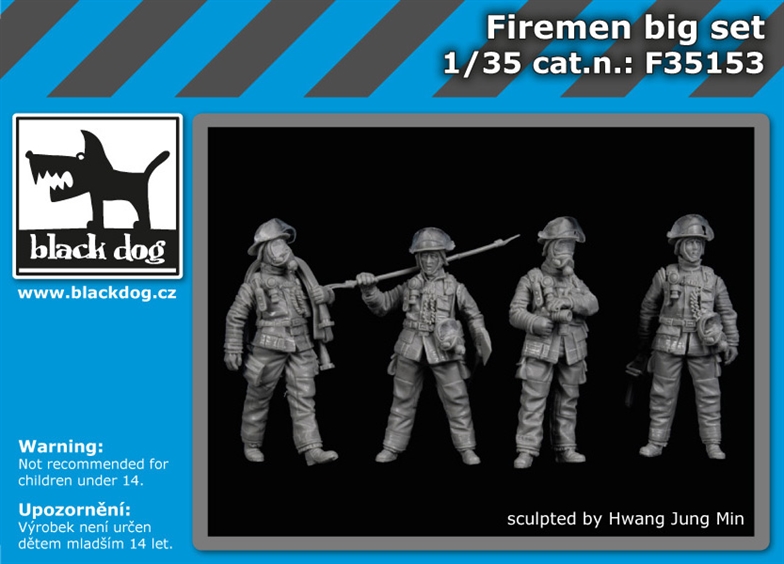 Black Dog Firemen Big Set (4 fig.)