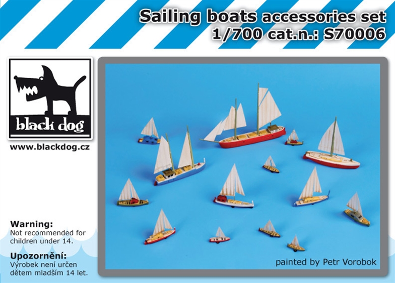 Black Dog Sailing Boats Accessories Set