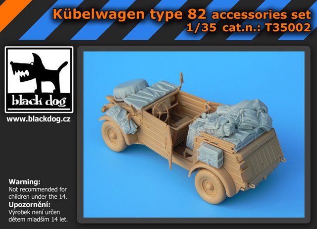 Black Dog Kbelwagen Type 82 - Accessories Set