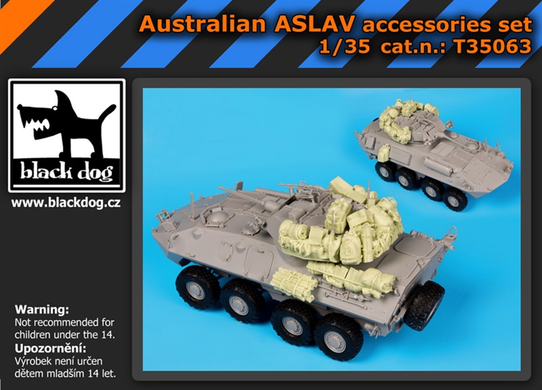 Black Dog Australian ASLAV - Accessories Set (TRU)