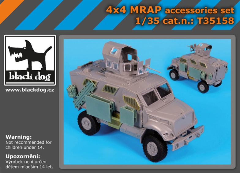 Black Dog 4x4 MRAP accessories set