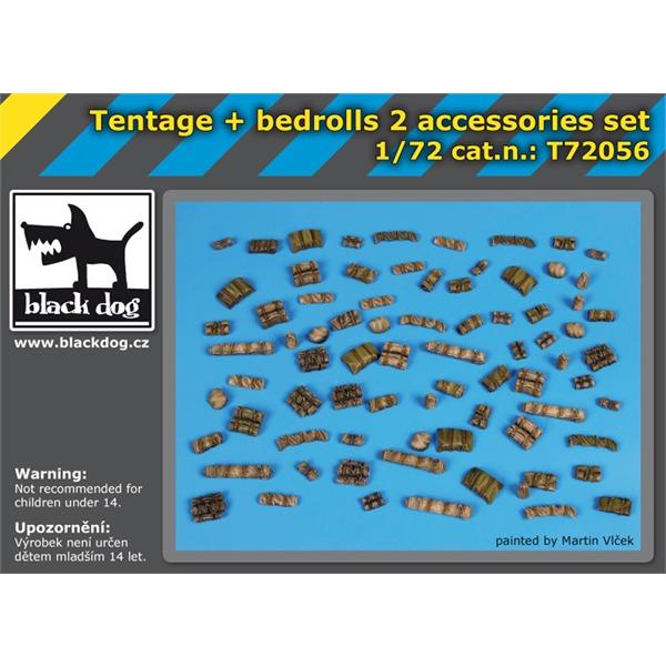 Black Dog Tentage plus bedrols 2 accessories set