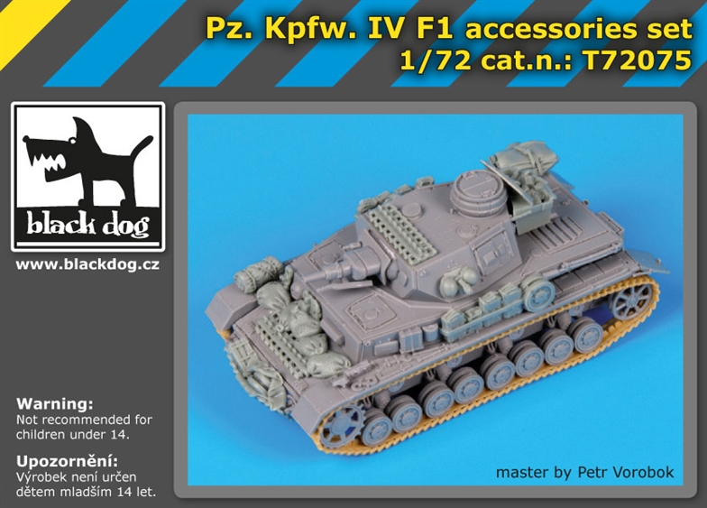 Black Dog Pz. Kpfw IV F1 accessories set
