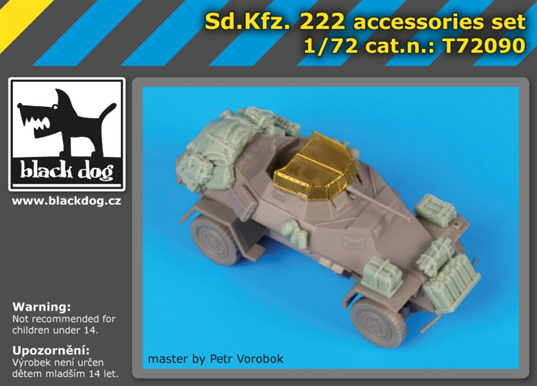 Black Dog Sd.Kfz. 222 Accessories Set