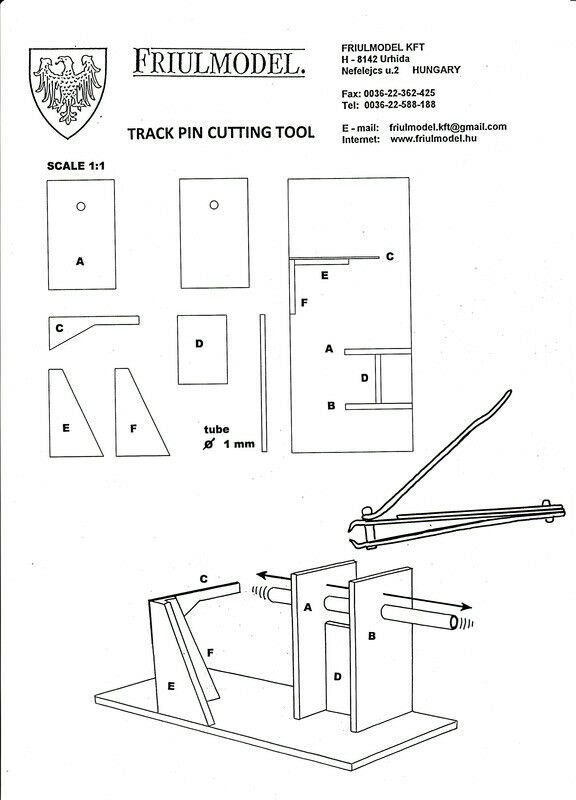 Friulmodel Track Pin Cutting Tool