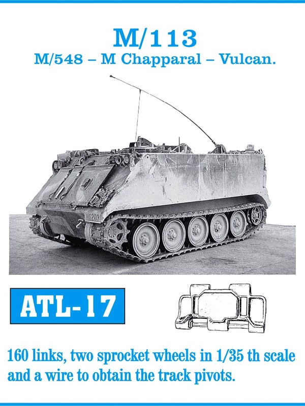Friulmodel M-113/M-548 Chapparal/Vulcan - Track Links