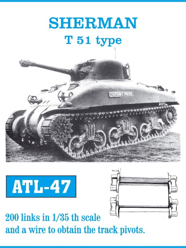 Friulmodel Sherman T51 type (VVSS) - Track Links