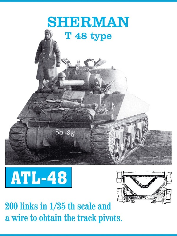 Friulmodel Sherman Tracks T48 Type