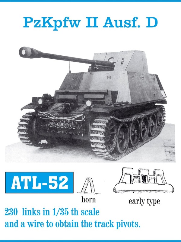 Friulmodel Pz.Kpfw.II Ausf.D Early - Track Links