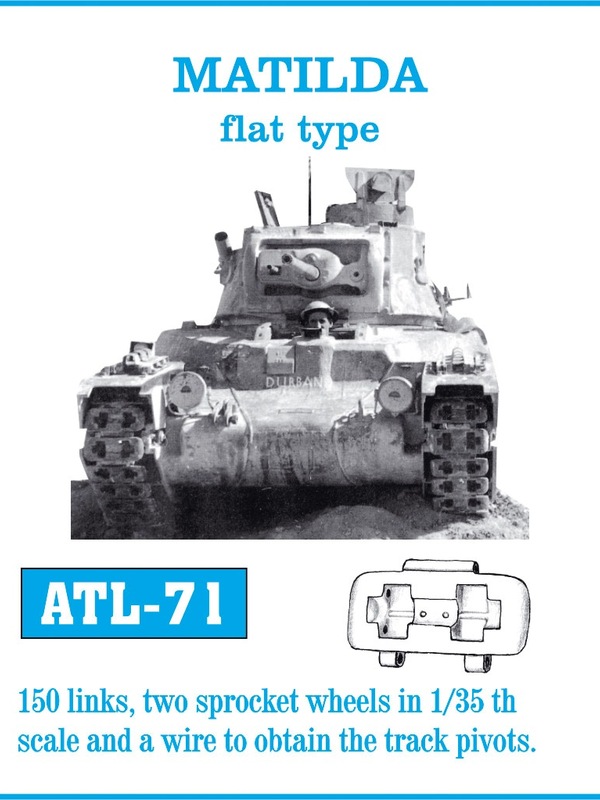 Friulmodel Matilda flat type - Track Links