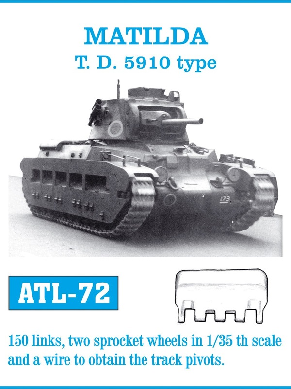 Friulmodel Matilda T.D. 5910 type - Track Links