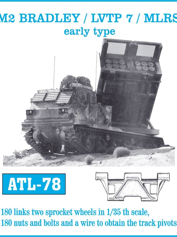 Friulmodel M2 Bradley LVTP7 MLRS early type - Track Links