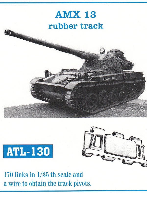 Friulmodel AMX13 Rubber Tracks - Track Links