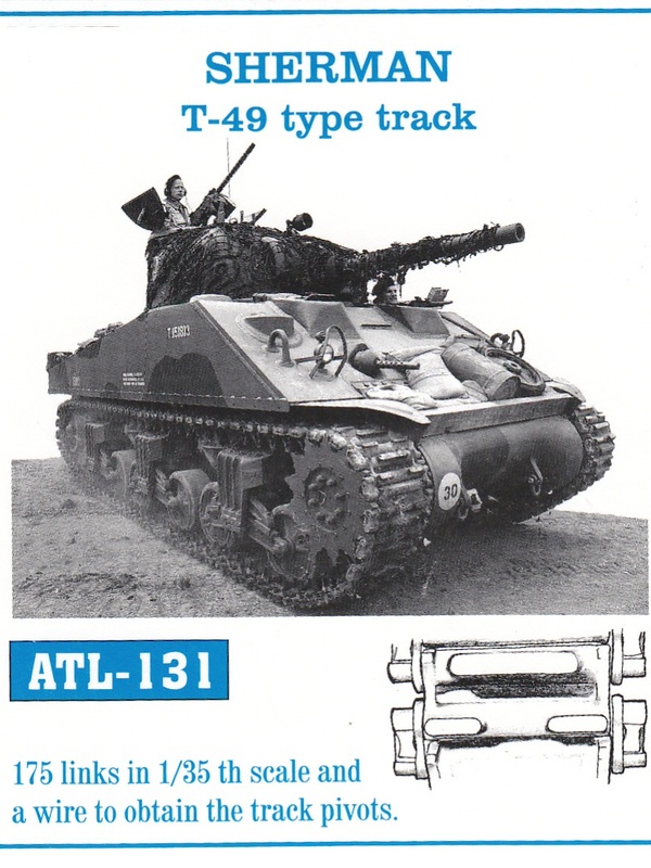 Friulmodel Sherman T-49 type tracks - Track Links