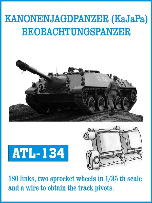 Friulmodel KanonenJagdPanzer (KaJaPa)/Beobachtungspanzer - Track Links