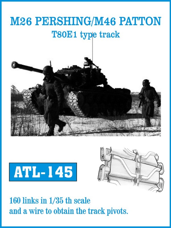 Friulmodel M26 Pershing/M46 Patton T80E1 - Track Links