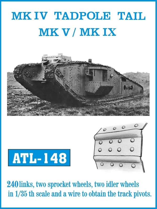 Friulmodel MARK IV TADPOLE TAIL MK V / MK IX - Track Links