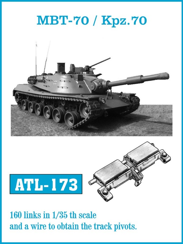 Friulmodel MBT-70/Kpz. 70 - Track Links
