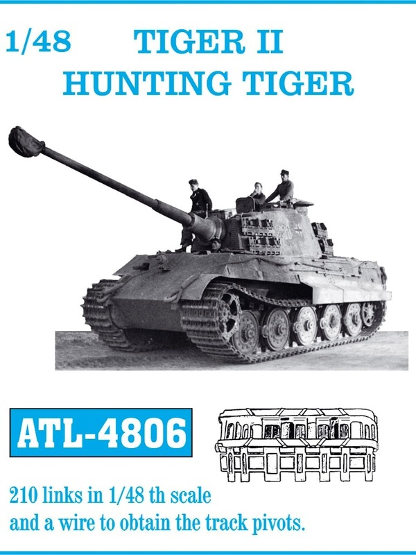 Friulmodel Tiger II Hunting Tiger/Jagdtiger - Track Links