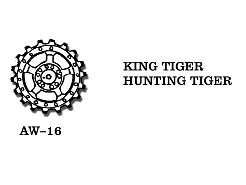 Friulmodel King Tiger/Hunting Tiger - Sprocket Wheels