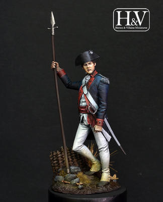 Heroes & Villains Officer Continental Army 1779 54mm