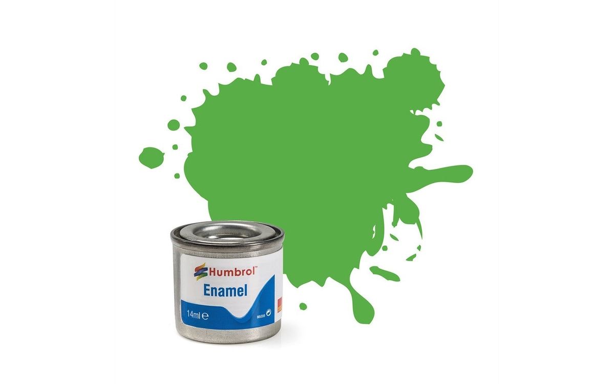Humbrol Bright Green (Matt) - 14ml enamel
