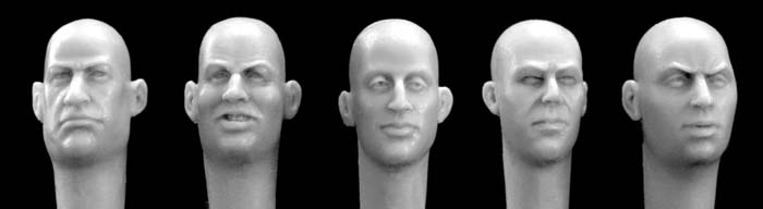 Hornet Models 5 bald heads