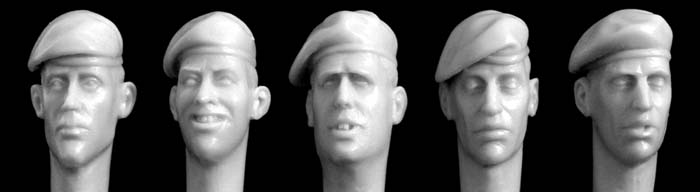 Hornet Models 5 heads, berets mod. style, right pull