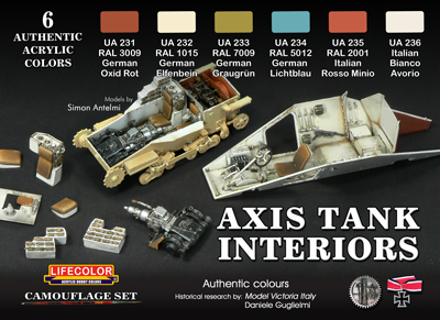 LifeColor INTERIORS OF GERMAN AND ITALIAN TANKS WWII