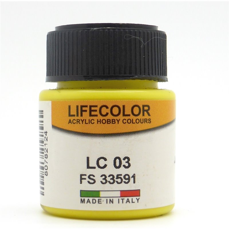 LifeColor yellow - 22ml