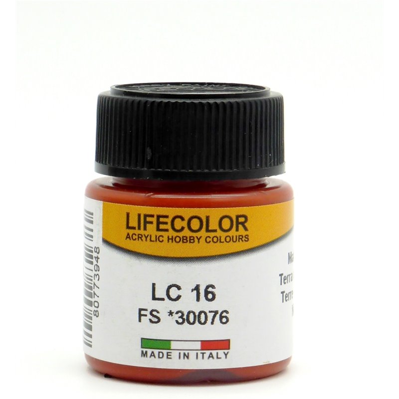 LifeColor raw sienna - 22ml
