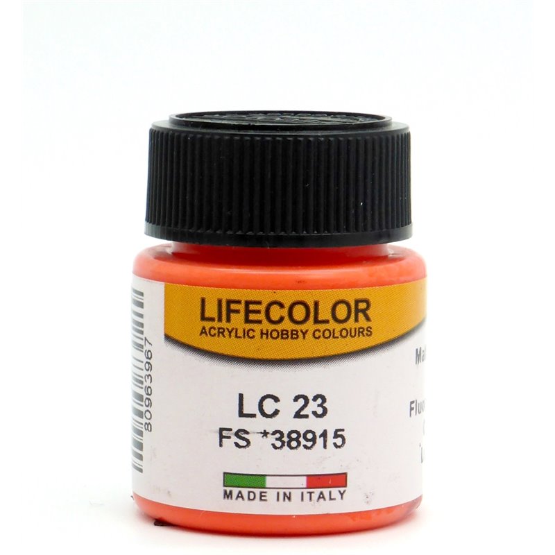 LifeColor fluo. Orange - 22ml