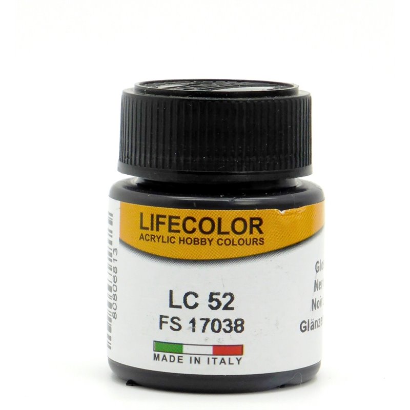 LifeColor black - 22ml