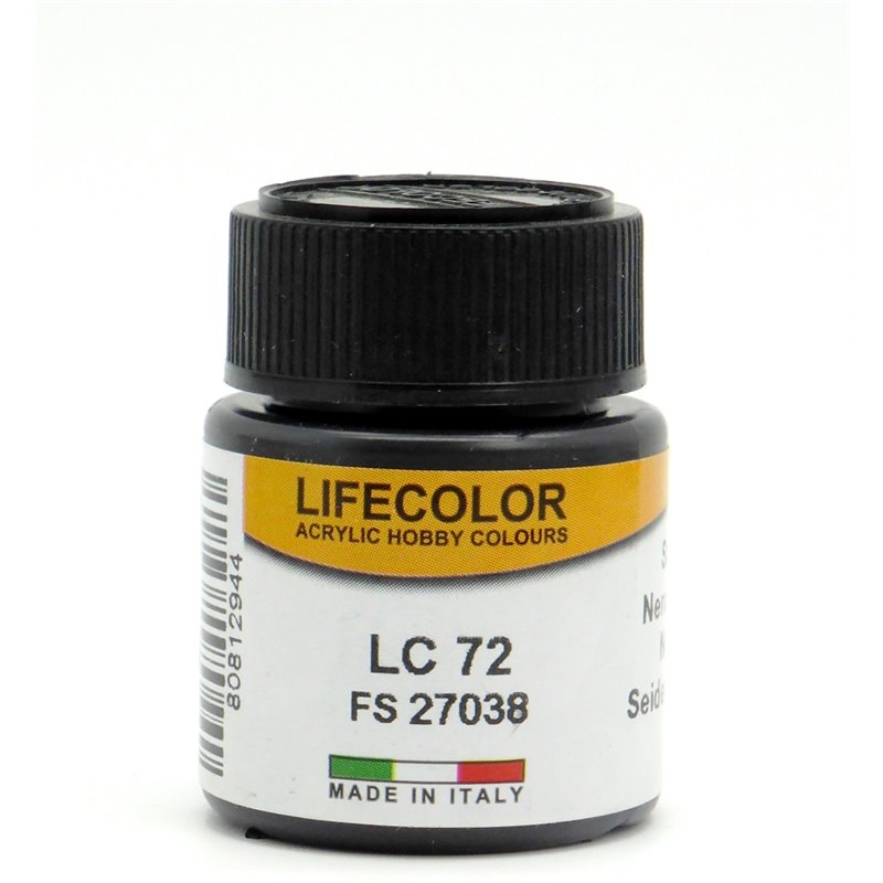 LifeColor black, satin - 22ml