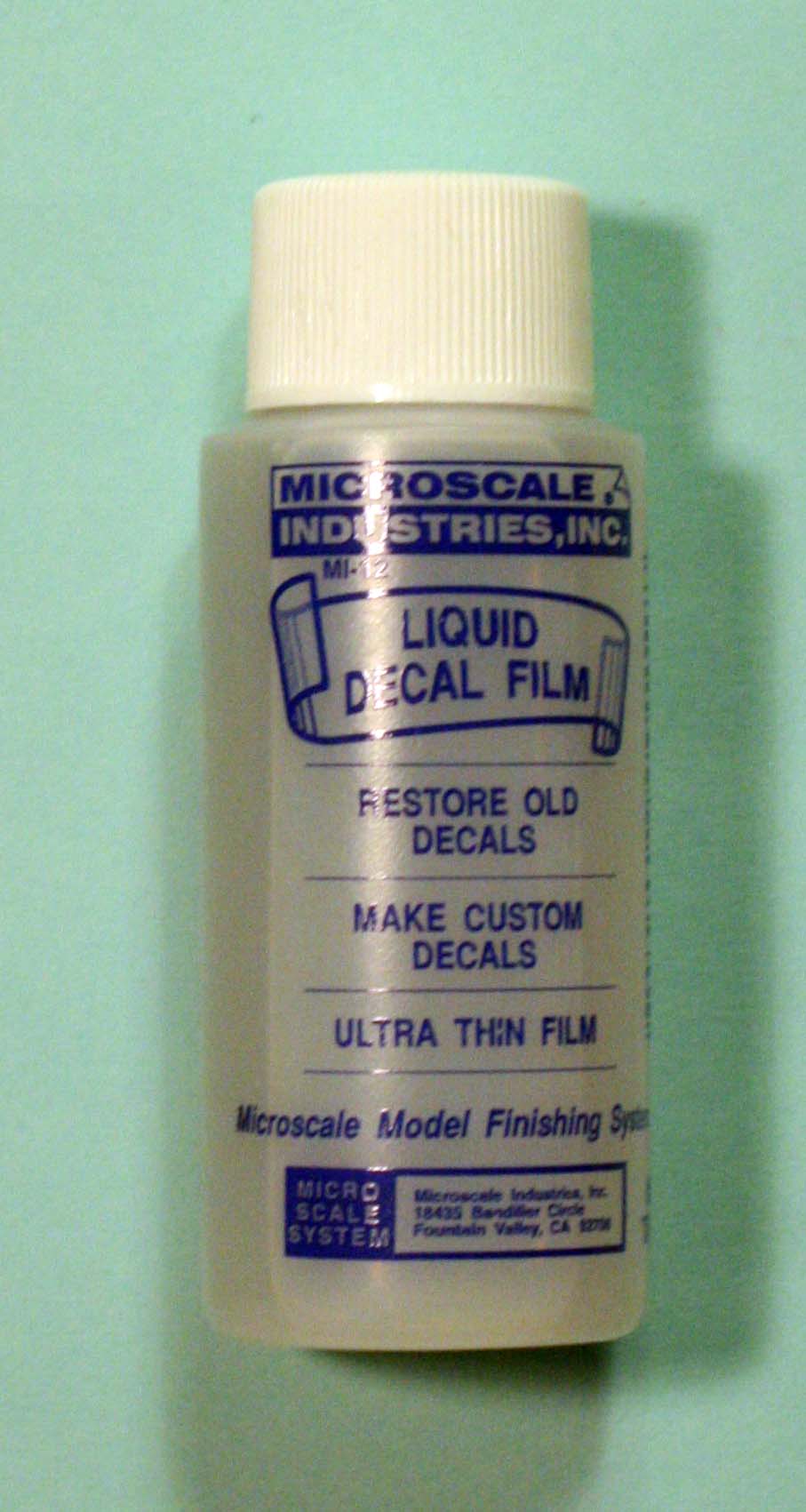 Micro Scale Micro Liquid Decal Film
