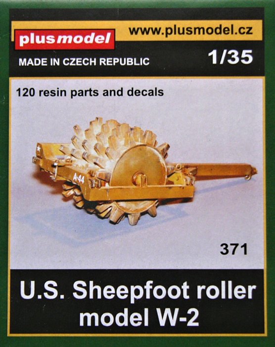 Plus Model U.S. Sheepfoot Roller Model W-2