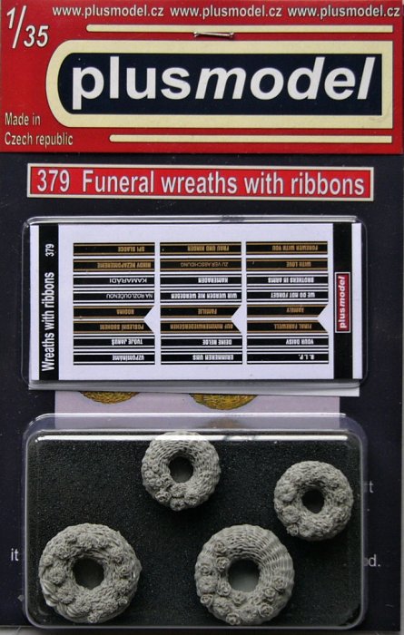 Plus Model Funeral Wreaths with Ribbons