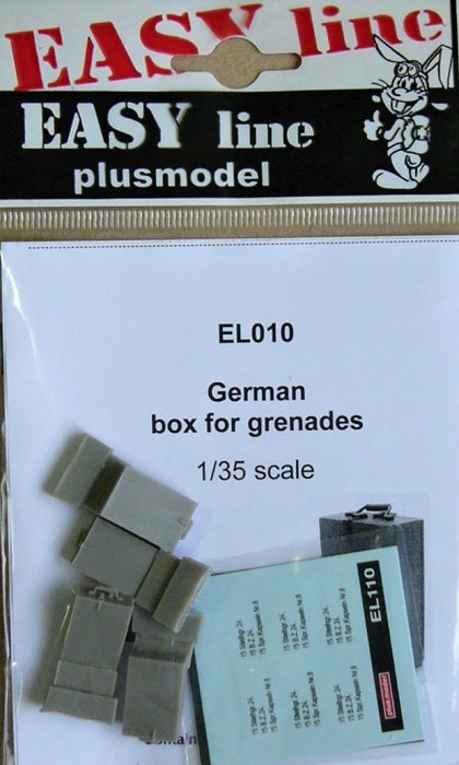 Plus Model German Box for Grenades (4 pcs)