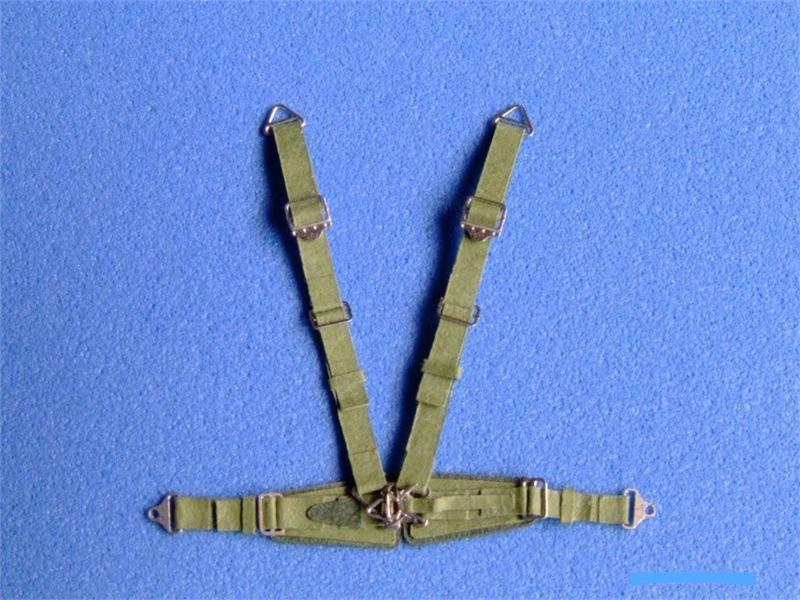 RB Model Luftwaffe Seatbelts - Late-war (Olive green)