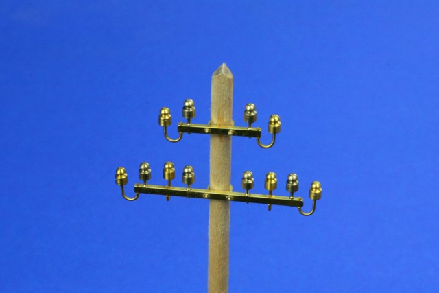RB Model Telegraphic pillar with 12 insulators