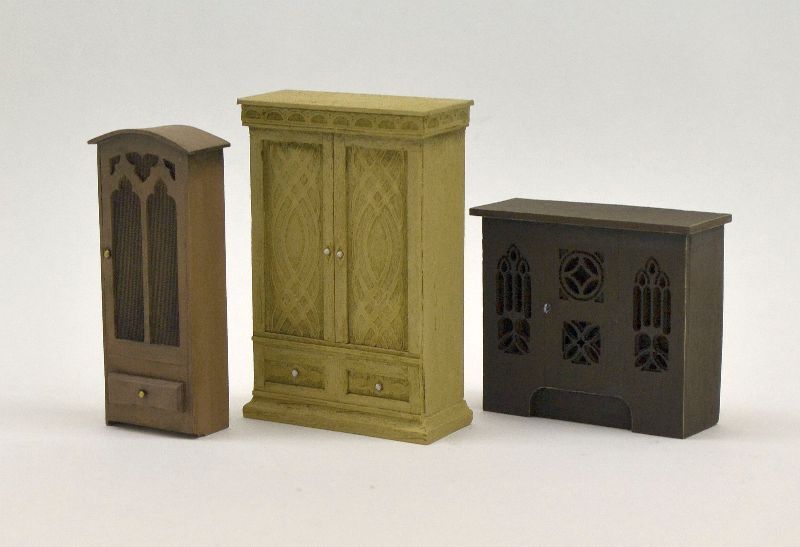 Reality in Scale Cabinet Set 3 pieces - 3 resin pcs