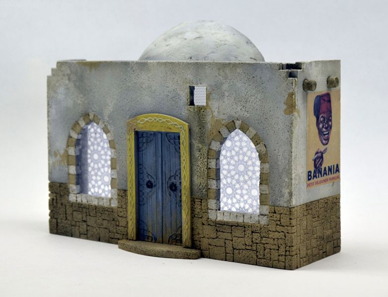 Reality in Scale North African House - 7 resin pieces, 1 decal & printed windows