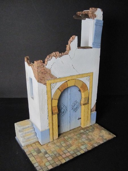 Reality in Scale Ruined North African House - 7 resin pcs. & brass detail parts. House measu