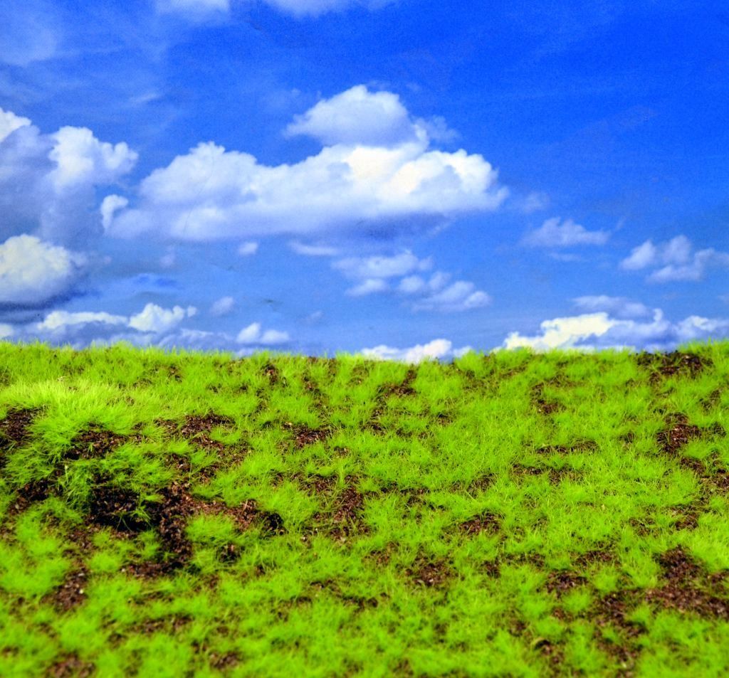 Reality in Scale Wild Grass & Hills Type 3 - medium brown earth, light green grass, irregula