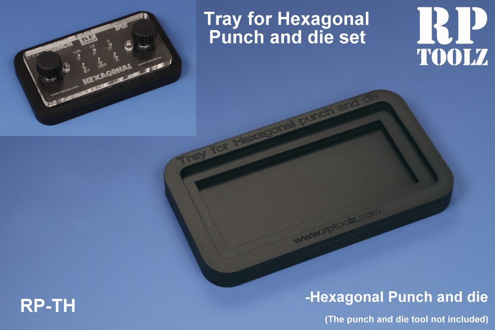RP Toolz Tray for Hexagonal Punch and Die