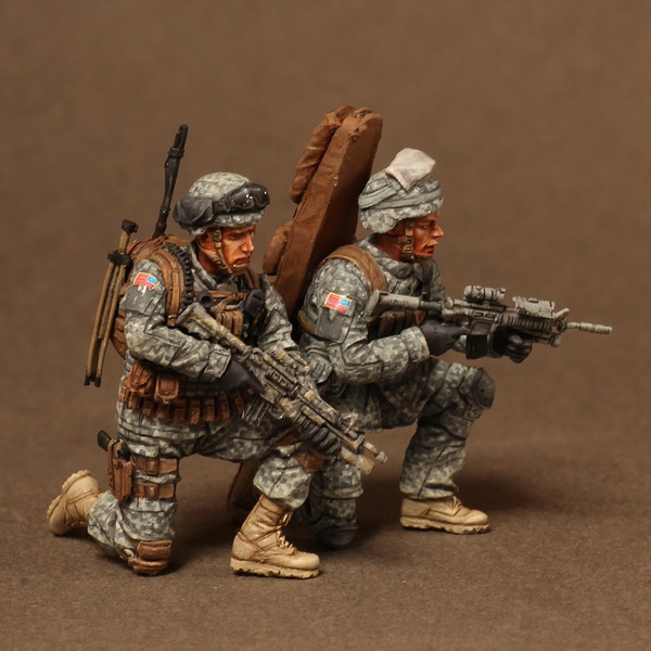 Soga Miniatures Snipers group 82-st Airborne Division (set 2)